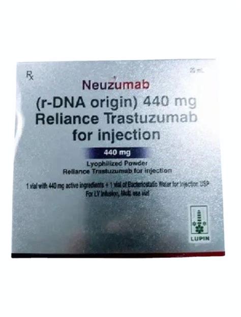 Neuzumab 440 Mg Trastuzumab Inj Treatment Anti Cancer Injection For