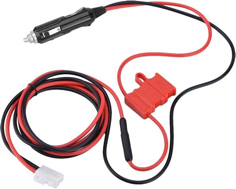 Amazon V Dc Power Cord Cable Cigarette Lighter Plug Double Plug