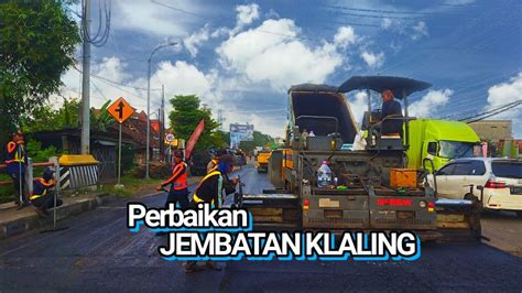 Pengaspalan Jembatan Klaling Kudus Dengan Full Alat Berat Asphal Ac Wc