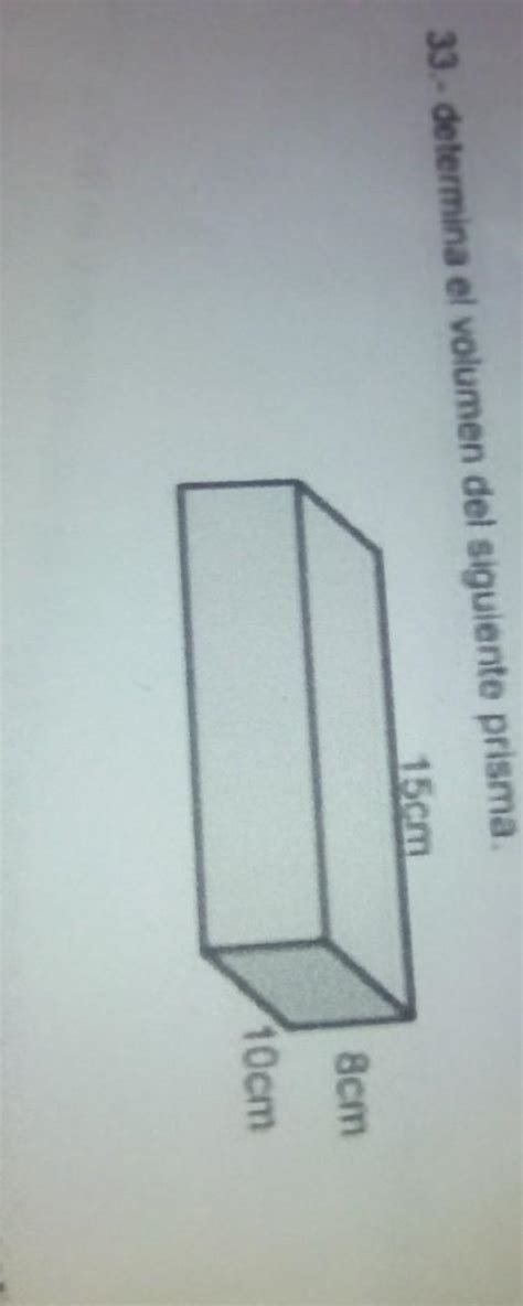 Por Favor Ay Denme Es Urgente Determina El Volumen Del Siguiente Prisma
