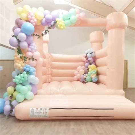 4 Post Pastel Bouncy Castle For Sale Pastel Bouncy Castles For Sale