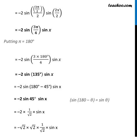 Ex 3 3 11 Prove That Cos 3pi 4 X Cos 3pi 4 X