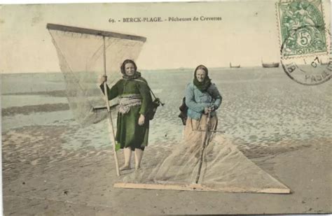 CPA BERCK PLAGE Pécheuses de Crevettes 180939 EUR 7 99 PicClick FR