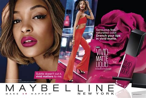 Maybelline Cosmetic Advertising Vivid Matte Liquid Smalto