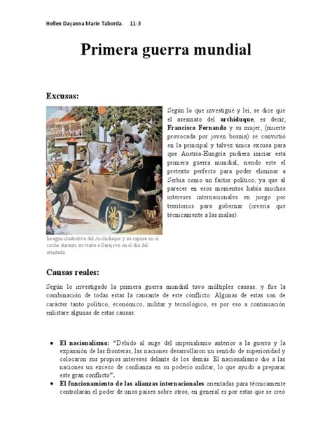 Primera Guerra Mundial Pdf Primera Guerra Mundial Austria Hungría