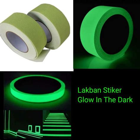 Jual Lakban Stiker Glow In The Dark Stiker Nyala Dalam Gelap Glow