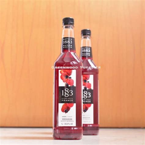 Jual Syrup Grenadine Sirup Grenadine 1 Liter Brand 1883 PREMIUM