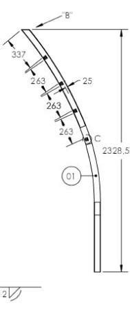 Columna Parabrisas Izquierda Senior G