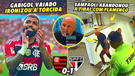 Vexame Sampaoli Abandonou Uma Final Flamengo S O Paulo Youtube