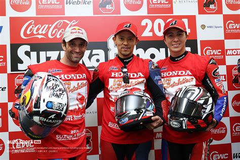 3連覇を達成したteam Hrc With Japan Post（高橋巧／ヨハン・ザルコ／名越哲平）／2024鈴鹿8耐 Autosport Web