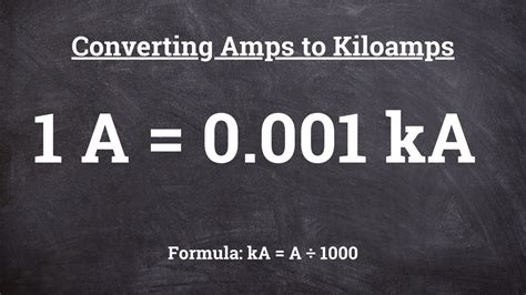 Kiloamps To Amps Ka To A Conversion Calculator Footprint Hero