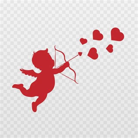 Ngel Cupido Con Una Flecha De Amor Vec Premium Vector Freepik