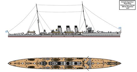 巡洋艦 Vickers Export Design 586 Tzoliのイラスト Pixiv