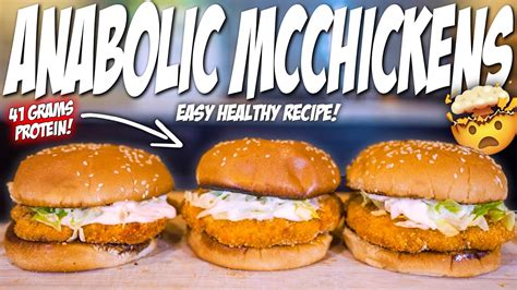 HIGH PROTEIN MCDONALD'S MCCHICKENS | Healthy Fast Food At Home! - YouTube