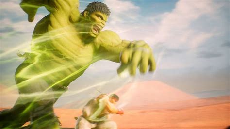 Hulk And Ryu Vs Monster Hunters Elder Dragon Dahren Mohran Marvel Vs Capcom Infinite