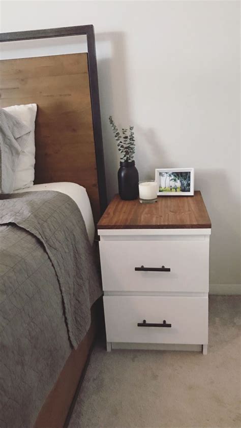 Ikea Malm Night Stand DIY Bedroom Interior Ikea Malm Nightstand