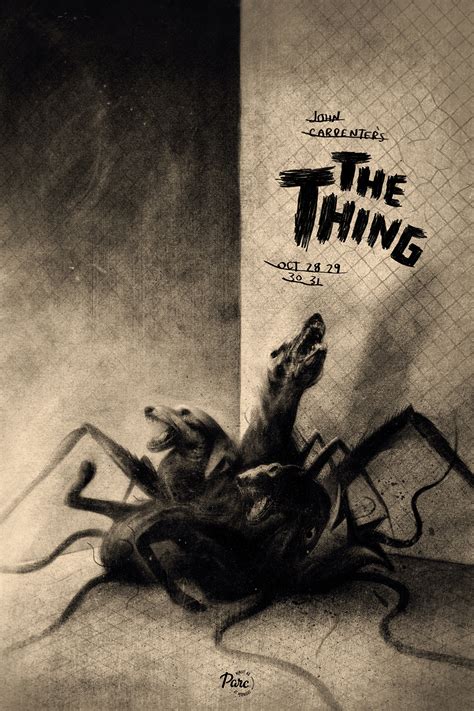 The Thing - Poster Illustration for Cinema du Parc | Behance