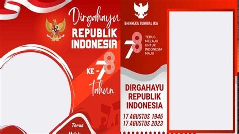 GRATIS 30 LINK Twibbon HUT RI Ke 78 Terbaru Lengkap Cara Pakai Desain