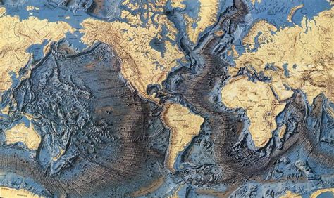 Geopicture Of The Week The Atlantic Ocean Floor Earth Map Geology Map