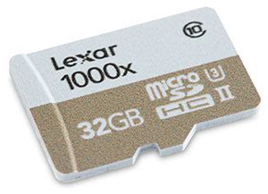 Lexar Professional 1000x UHS-II 32GB microSDHC Memory Card review and ...