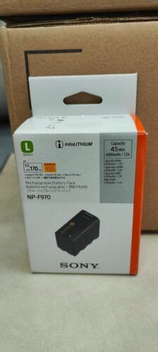 Sony NP F970 L Series Info Lithium Battery Pack EBay