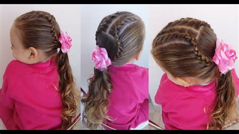 Penteado Infantil F Cil Tran As Para Meninas Youtube