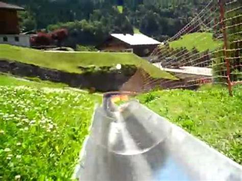 Summer Bobsledding In French Alps YouTube