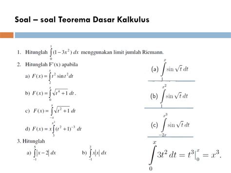 Teorema Dasar Kalkulus LEMBAR EDU