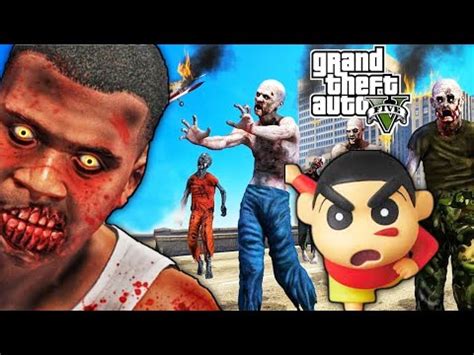 ZOMBIE FRANKLIN SAVE SHINCHAN FROM ZOMBIES IN GTA 5 YouTube