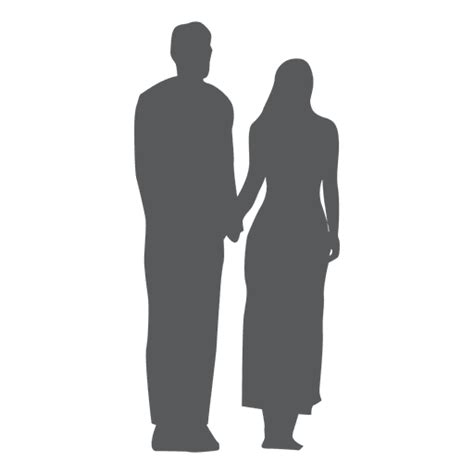 Happy Couple Silhouette In Gray Png And Svg Design For T Shirts