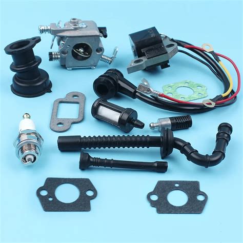 Ignition Coil Carburetor Intake Manifold Fuel Oil Filter Line For Stihl Ms210 Ms230 Ms250 021