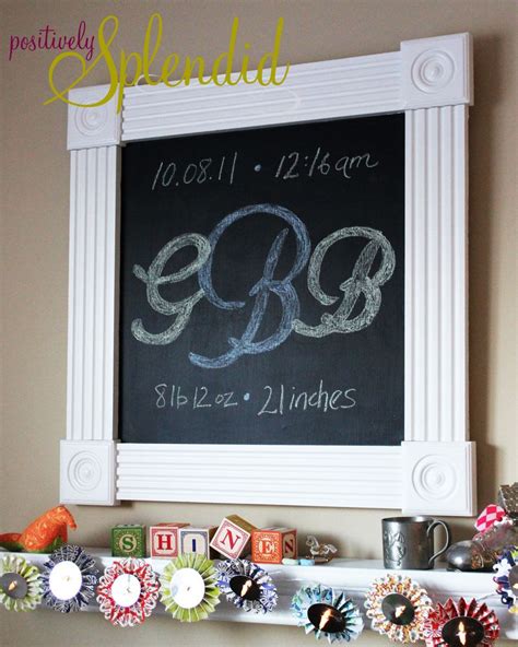 Framed Chalkboard Framed Chalkboard Diy Frame Diy Chalkboard Frame