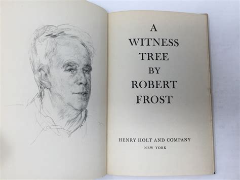 A Witness Tree By Robert Frost Fine Hardcover St Edition