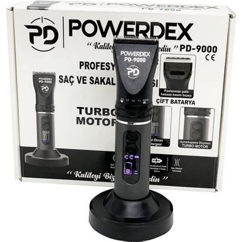 Powerdex PD 9000 Profesyonel Dijital Şarjli Traş Makinesi Fiyatı