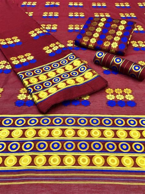 Lepton International Assamese Traditional Wear Mekhela Chador With