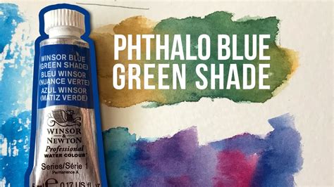 Phthalo Blue Green Shade Winsor Newton The Paint Show Youtube