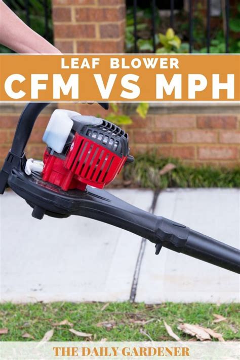 Cfm Vs Mph Which Is Important For A Leaf Blower