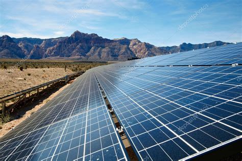 Solar Panels In The Mojave Desert Stock Photo Andreiorlov 6119869