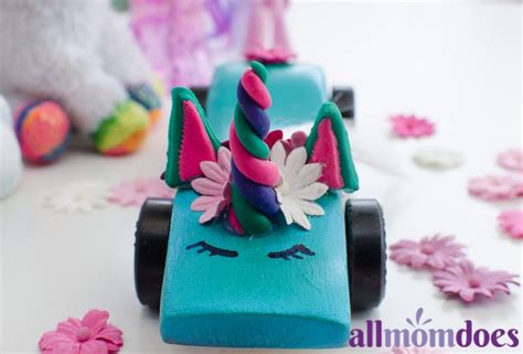 Unicorn Pinewood Derby Car AllMomDoes