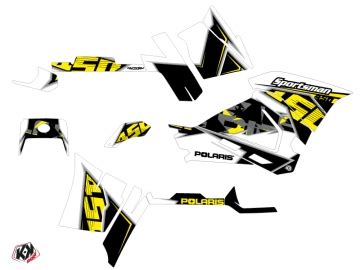 Kit D Co Quad Polaris Visor Jaune S Rie Kutvek