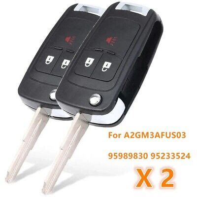 2Remote Key Fob For Chevrolet Spark 2013 2014 2015 A2GM3AFUS03 95989830