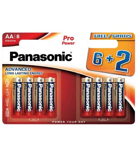 Pilas Alcalinas Tipo AA Blister 6 2 Unidades PANASONIC SIA Suministros