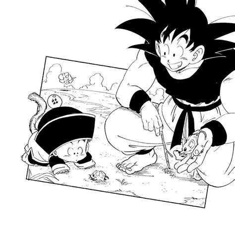 Goku and baby Gohan | Anime dragon ball goku, Anime dragon ball, Dragon ...