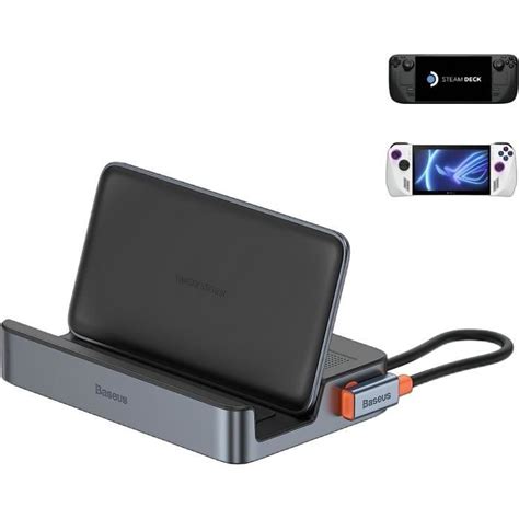 Baseus Docking Station Pour Steam Deck Et Rog Ally Cdiscount Informatique