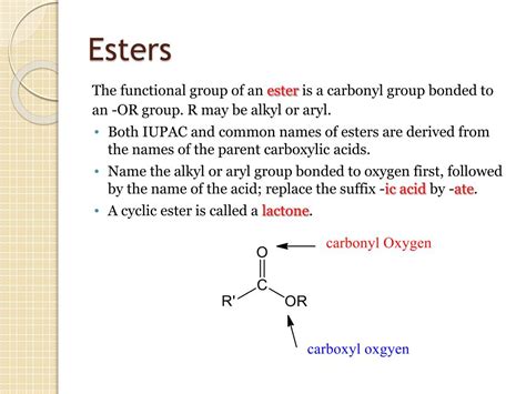 PPT - Chapter 11 Carboxylic Anhydrides, Esters, and Amides PowerPoint ...