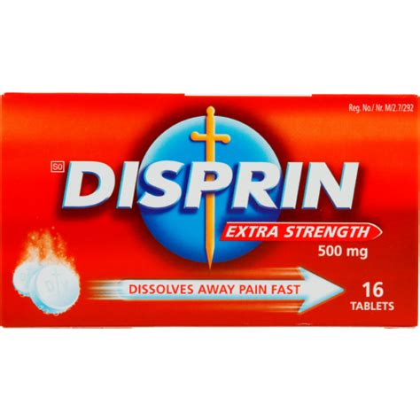 Disprin Extra Strength 500mg 48 Tablets Clicks