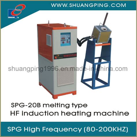 20kw 200kHz High Frequency Induction Melting Machine Spg 20b China