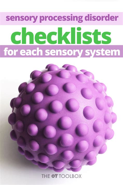 Sensory Processing Disorder Checklist Artofit