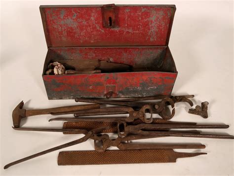 Farrier Horseshoeing Kit, Circa 1940 #110253 - Holabird Western Americana Collections