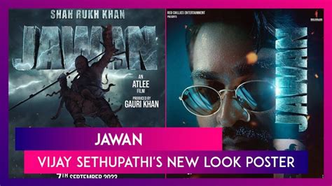 Jawan Vijay Sethupathi Looks Intense In First Poster 📹 Watch Videos